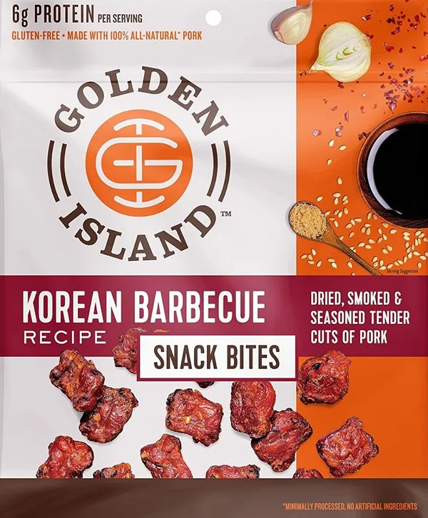 Golden Island Bites Korean BBQ 43g